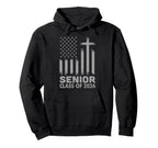 Senior Class 2026 Usa Flag Hoodie - Fun Novelty Design for Adults