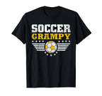 Soccer Grampy Soccer Player Funny T-Shirt - Aesthetic Graphic Men Women