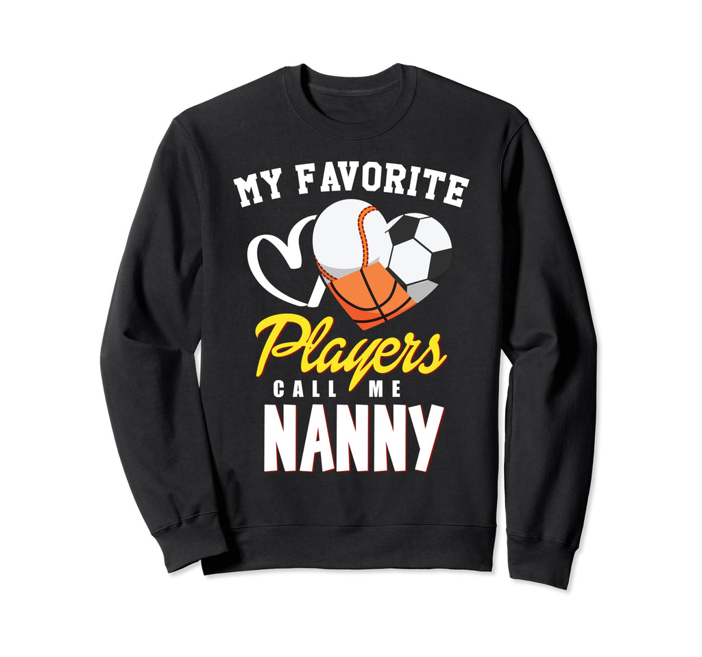 My Favorite Players Baseball Soccer Sweatshirt - Novelty Apparel Men Women