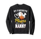 My Favorite Players Baseball Soccer Sweatshirt - Novelty Apparel Men Women