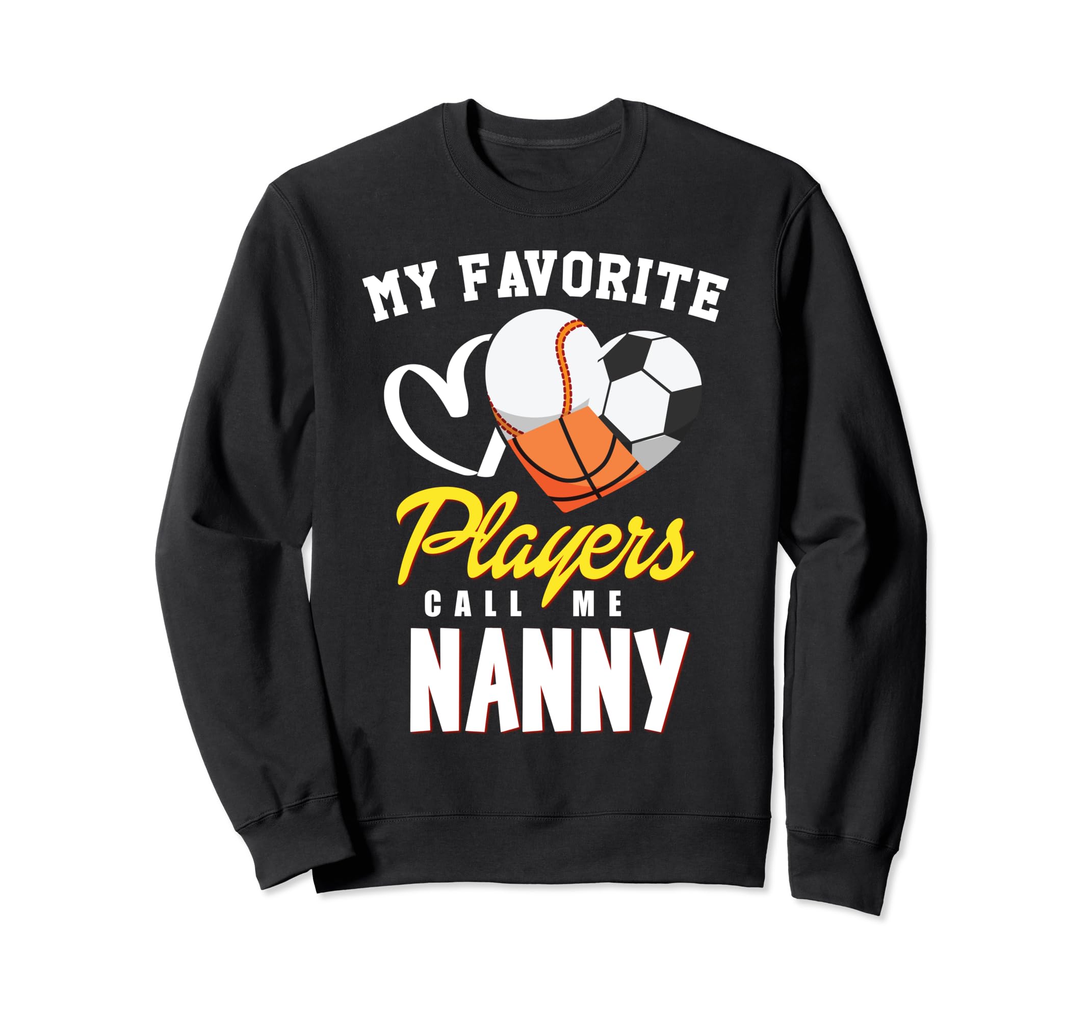 My Favorite Players Baseball Soccer Sweatshirt - Novelty Apparel Men Women