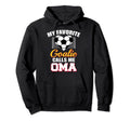 My Favorite Goalie Calls Me Oma Soccer Hoodie - Trendy Graphic Men Women