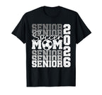 Senior Mom 2026 Soccer Class 2026 T-Shirt - Minimalist Print Men Women