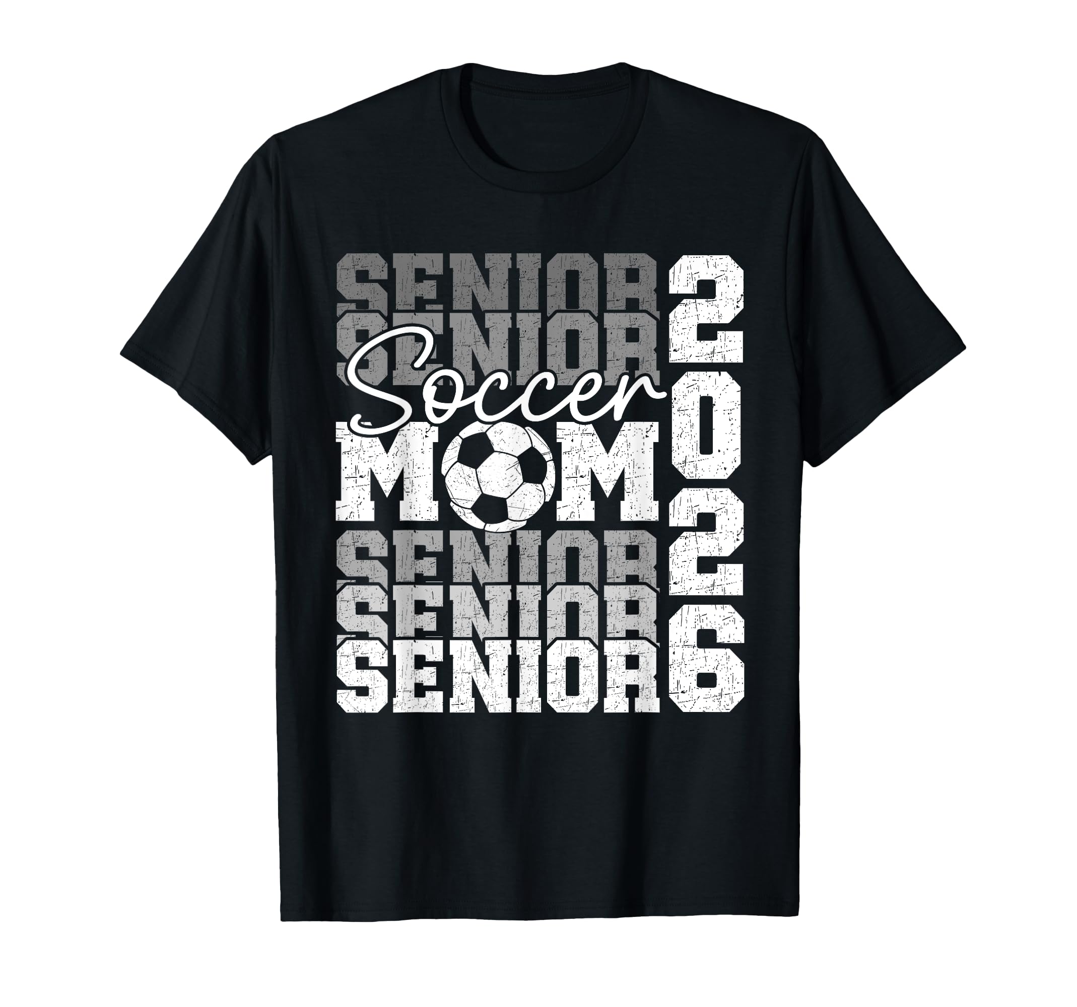 Senior Mom 2026 Soccer Class 2026 T-Shirt - Minimalist Print Men Women