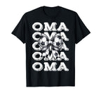 Coquette Soccer Oma Matching T-Shirt - Casual Everyday Wear Men Women