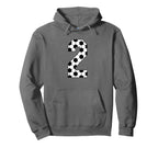 Number 2 Soccer Mom Birthday Soccer Ball Hoodie - Unique Graphic Unisex