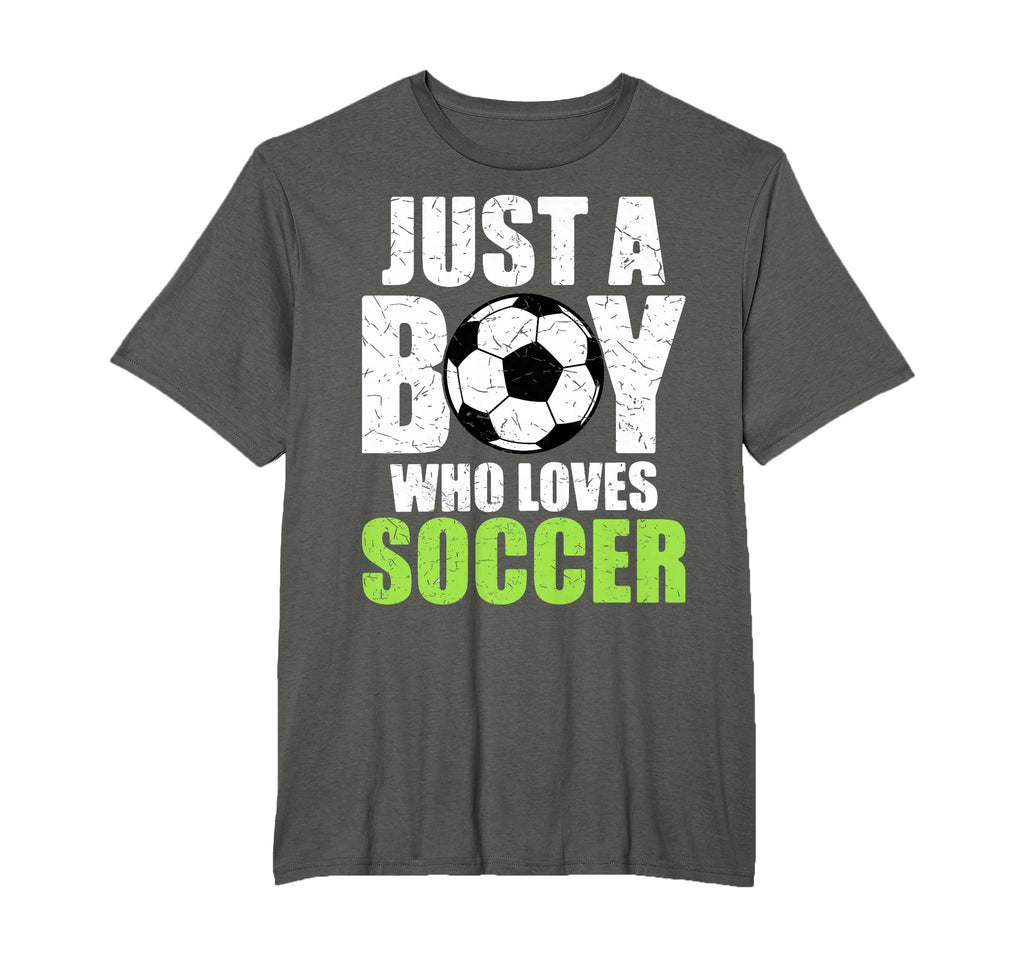 Just Who Loves Soccer Player T-Shirt - Aesthetic Graphic for Adults
