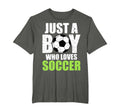 Just Who Loves Soccer Player T-Shirt - Aesthetic Graphic for Adults