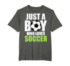 Just Who Loves Soccer Player T-Shirt - Aesthetic Graphic for Adults
