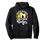 House Divided I Only Raise Ballers Hoodie - Minimalist Print for Adults