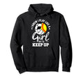 I Know I Play Like Keep Up Softball Hoodie - Graphic Print Men Women