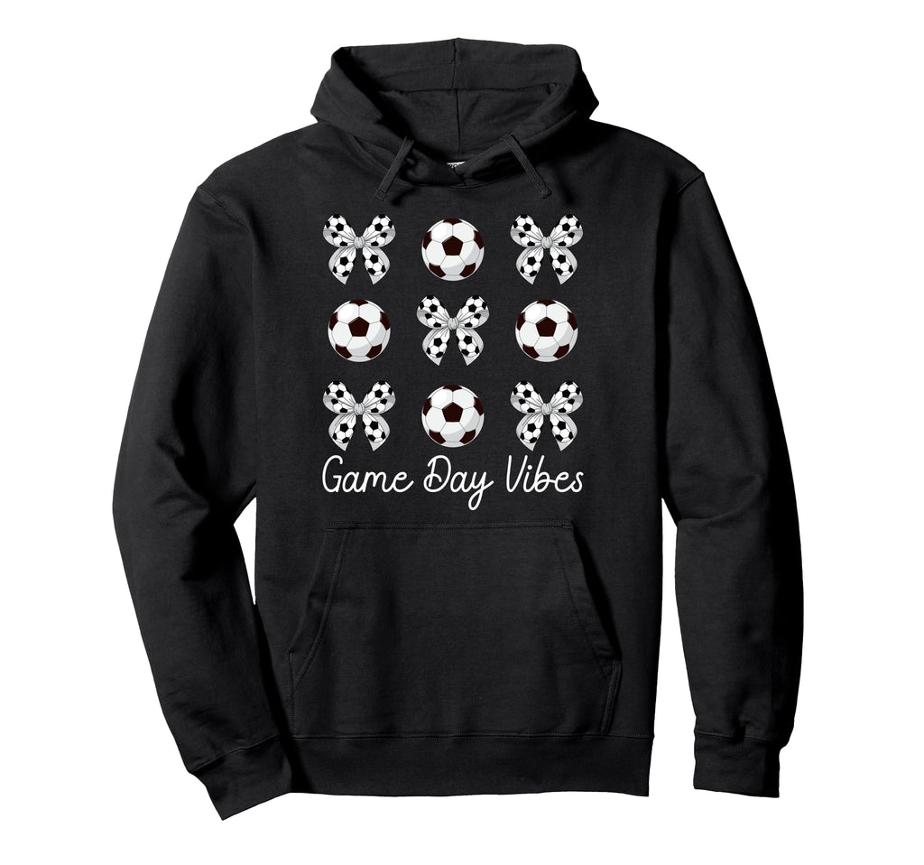 Game Day Vibes Soccer Game Day Hoodie - Fun Novelty Design for Adults