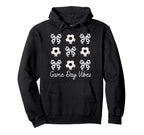 Game Day Vibes Soccer Game Day Hoodie - Fun Novelty Design for Adults