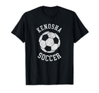 Kenosha Soccer Distressed 90S T-Shirt - Unique Graphic for Adults