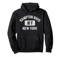 Hampton Bays New York Gym Distressed Hoodie - Aesthetic Graphic for Adults