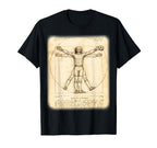 Renaissance Vitruvian Goalie T-Shirt - Unique Graphic for Adults