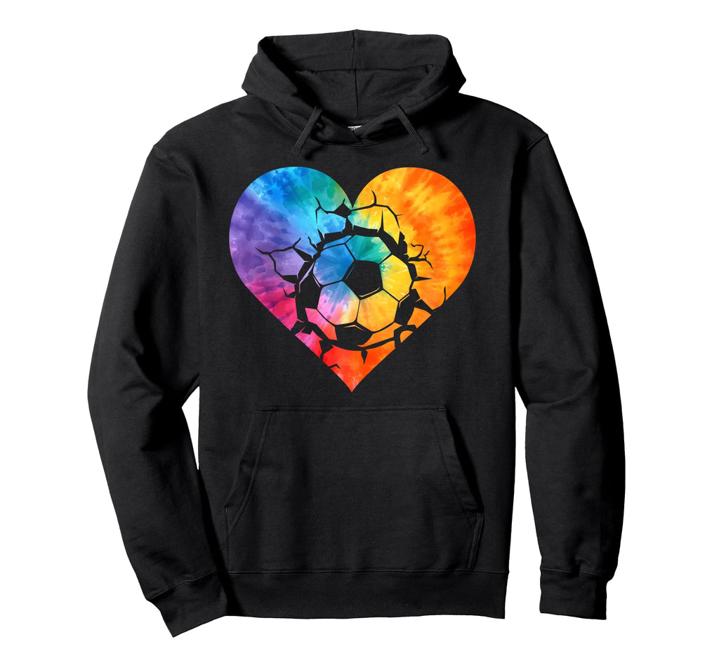 Soccer Ball Heart Lover And Hoodie - Casual Everyday Wear Unisex