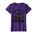 Honk If You Love Soccer Fun Soccer T-Shirt - Minimalist Print for Adults