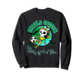 Soccer Ghoul Halloween Teens Sweatshirt - Minimalist Print Men Women