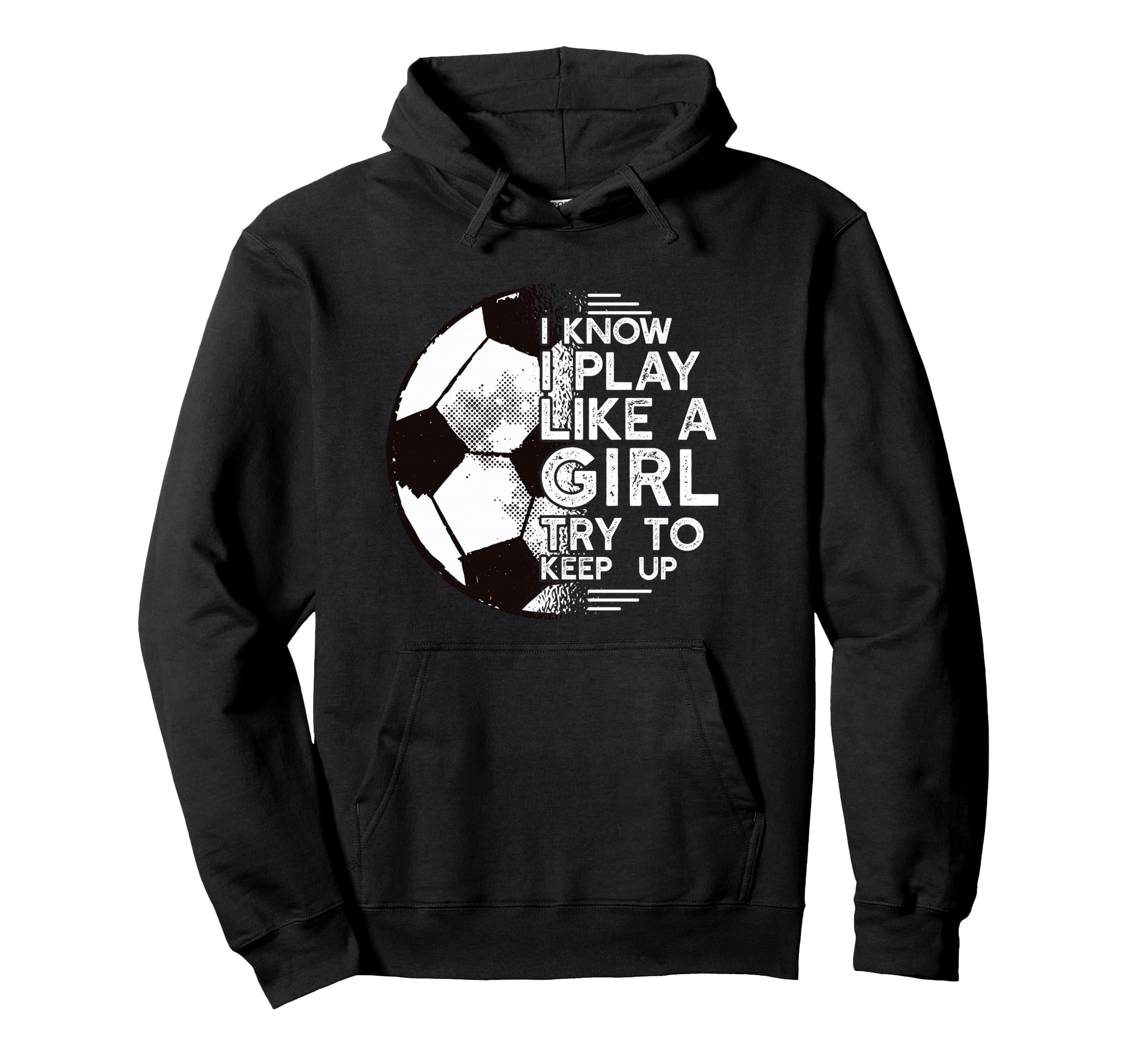 I Know I Play Like Try To Keep Up Hoodie - Custom Art Print for Adults