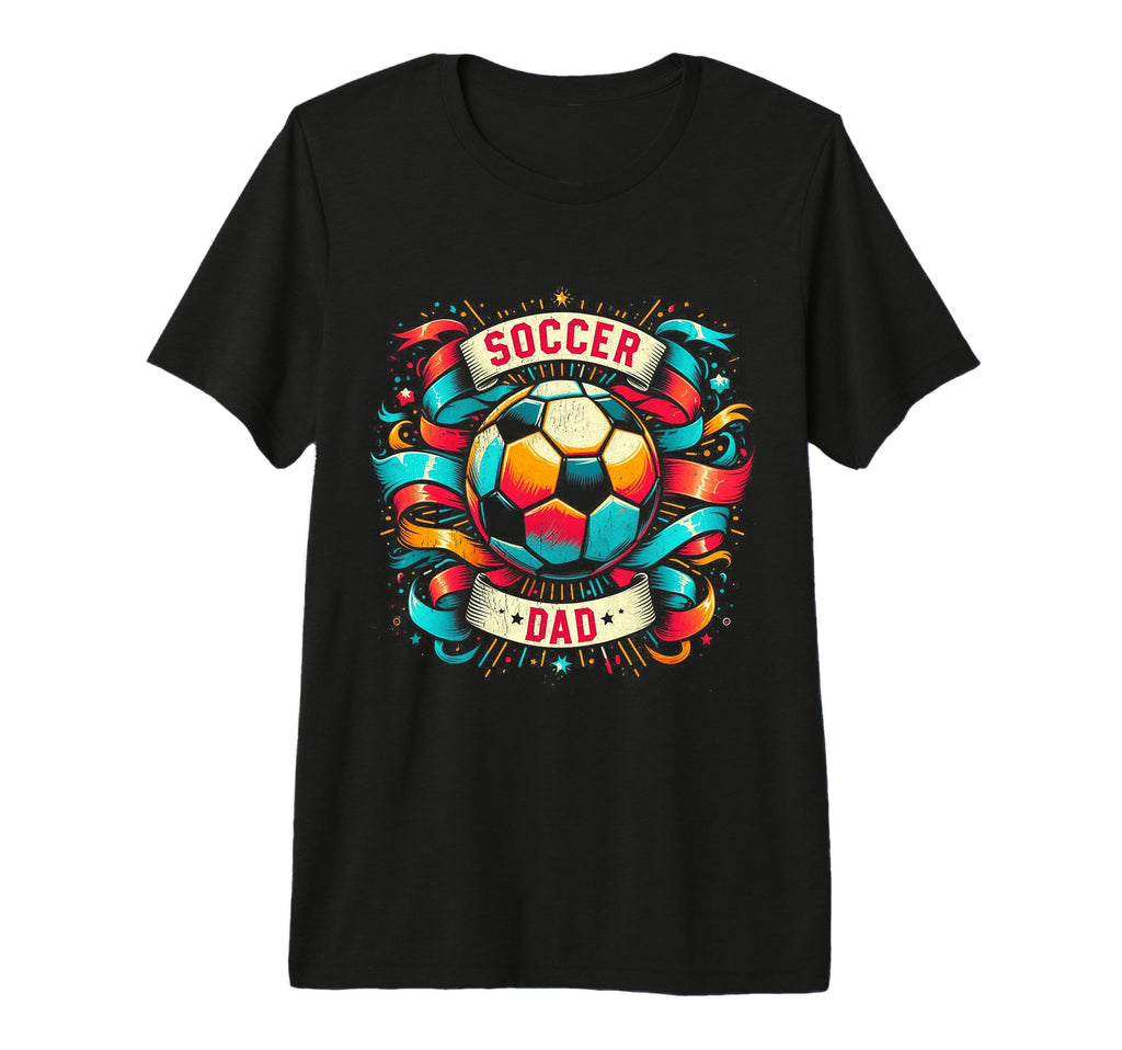 Soccer Dad Family Matching Dad Fathers T-Shirt - Minimalist Print Unisex