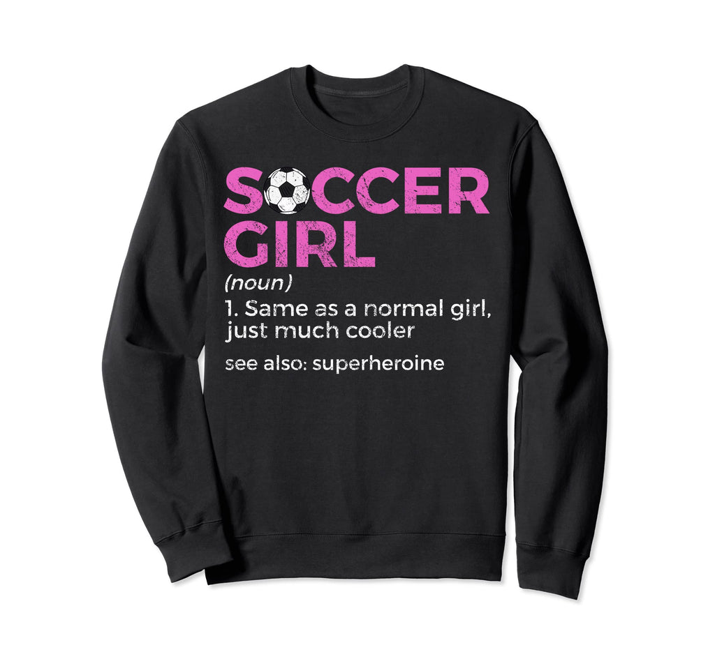Soccer Definition Sweatshirt - Trendy Graphic for Adults