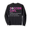 Soccer Definition Sweatshirt - Trendy Graphic for Adults