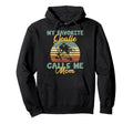 My Favorite Goalie Calls Me Mom Winter Hoodie - Unique Graphic Unisex