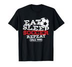 Soccer Player Goal Football Born T-Shirt - Fun Novelty Design for Adults