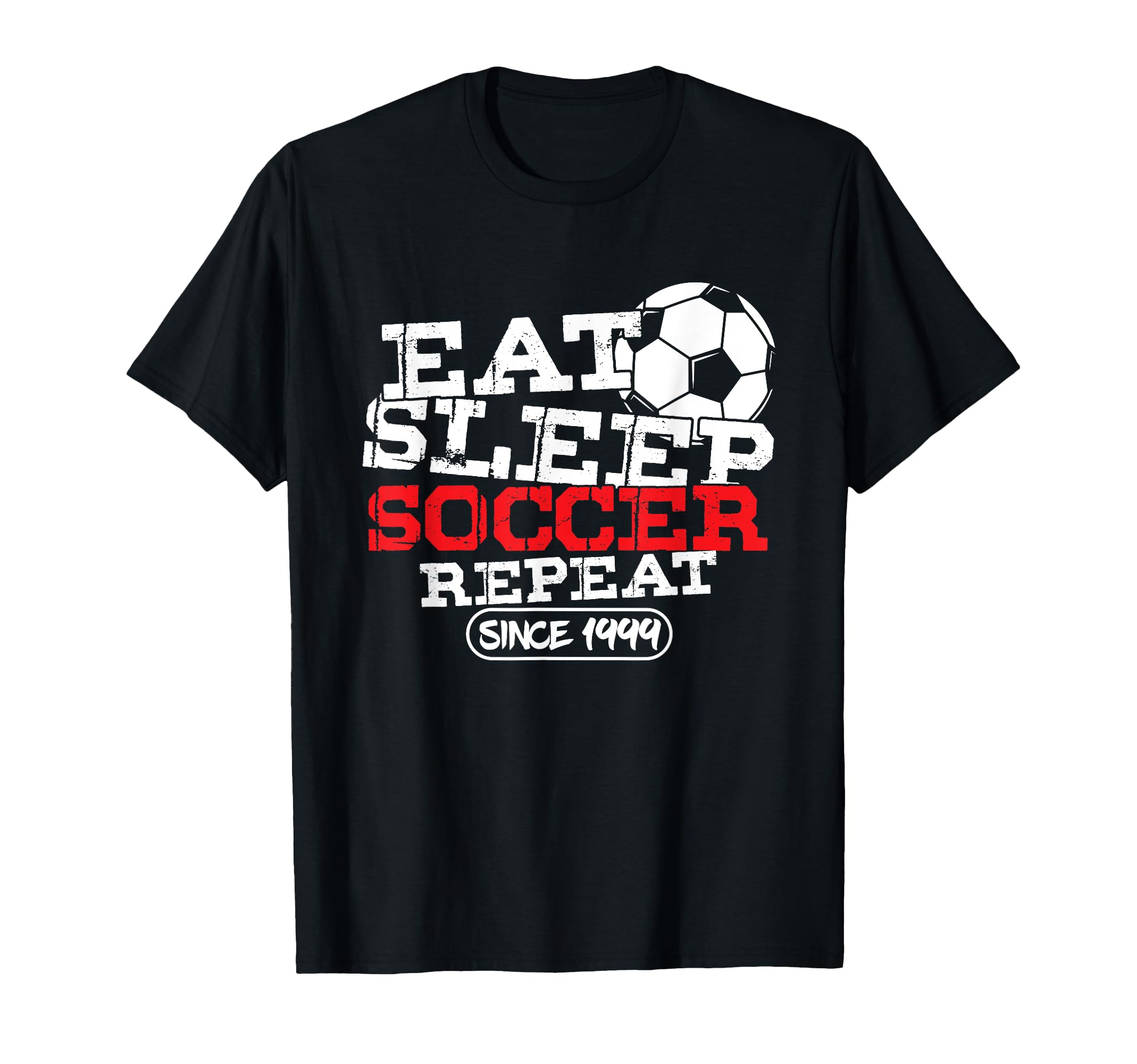 Soccer Player Goal Football Born T-Shirt - Fun Novelty Design for Adults