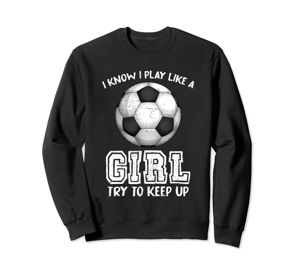 Soccer Ball Soccer Player Sport Sweatshirt - Aesthetic Graphic Men Women