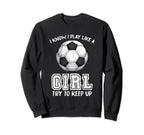 Soccer Ball Soccer Player Sport Sweatshirt - Aesthetic Graphic Men Women