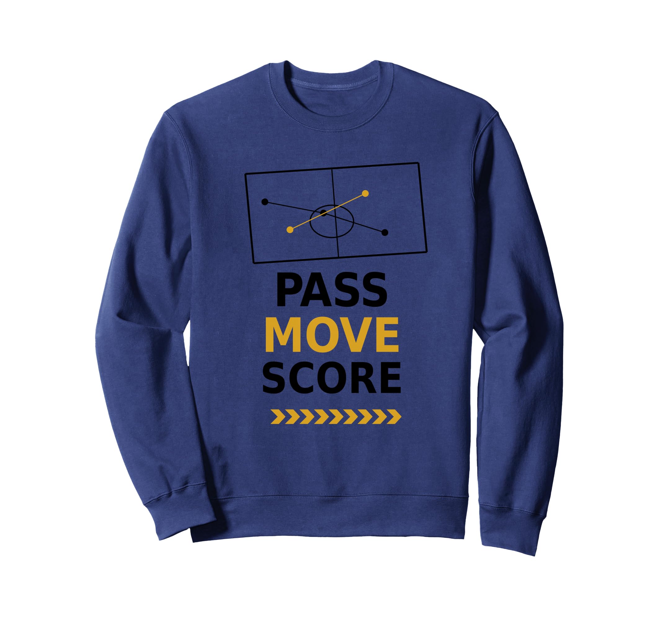 Football Collection Pass Move Score Sweatshirt - Trendy Graphic Men Women