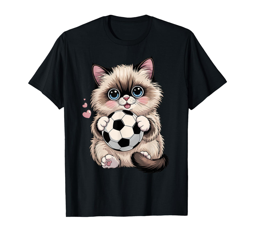 Funny Soccer Birman Just Who Loves Cats T-Shirt - Unique Graphic Men Women