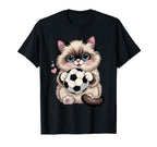 Funny Soccer Birman Just Who Loves Cats T-Shirt - Unique Graphic Men Women