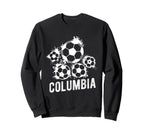 Columbia Colombia Soccer Athlete Sweatshirt - Aesthetic Graphic Men Women
