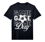 Game Day Soccer Performance T-Shirt - Minimalist Print for Adults