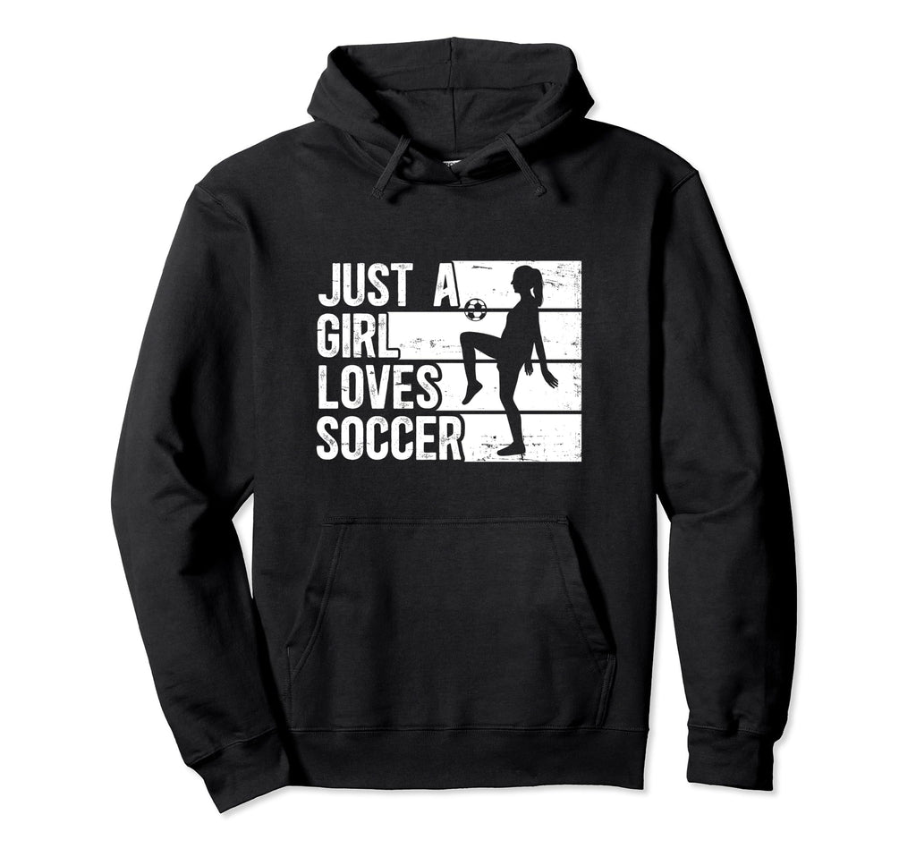 Just Who Loves Soccer Sport Hoodie - Custom Art Print Unisex