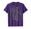 Usa Camouflage Flag Soccer Player T-Shirt - Minimalist Print Unisex