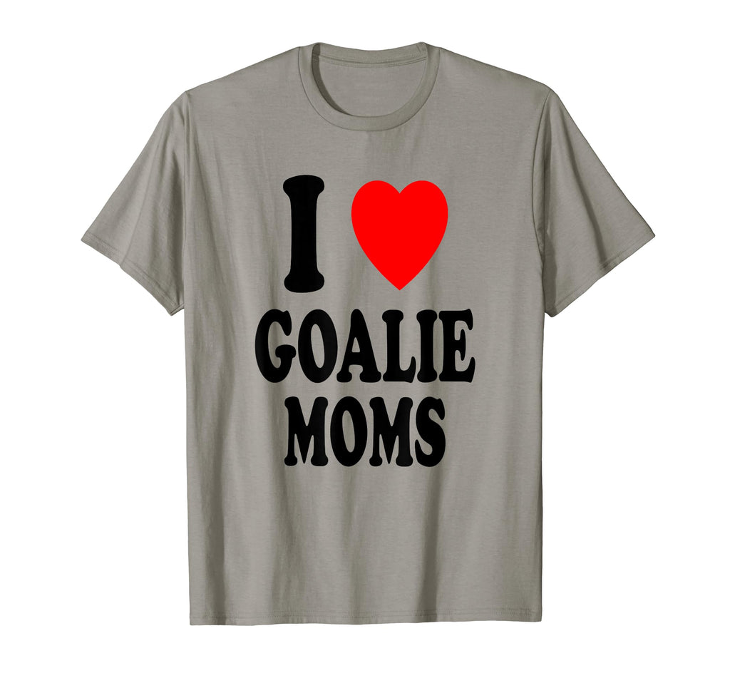 I Heart Love Goalie Moms Hockey Soccer T-Shirt - Unique Graphic Men Women