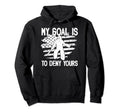 My Goal Field Hockey Goalie Field Hockey Hoodie - Streetwear Style Unisex
