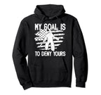 My Goal Field Hockey Goalie Field Hockey Hoodie - Streetwear Style Unisex