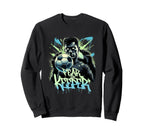 Fear Keeper Graffiti Soccer Sweatshirt - Unique Graphic Men Women