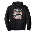 Loud Proud Soccer Mom Floral Soccer Mom Hoodie - Fun Novelty Design Unisex
