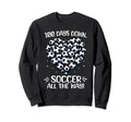 100 Days School Soccer Heart Love Sweatshirt - Streetwear Style Men Women