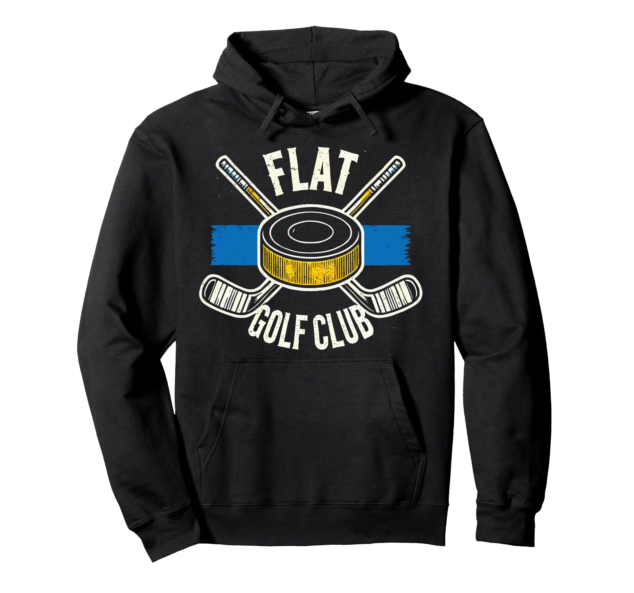 Funny Ice Hockey Player Winter Sport Hoodie - Custom Art Print Unisex