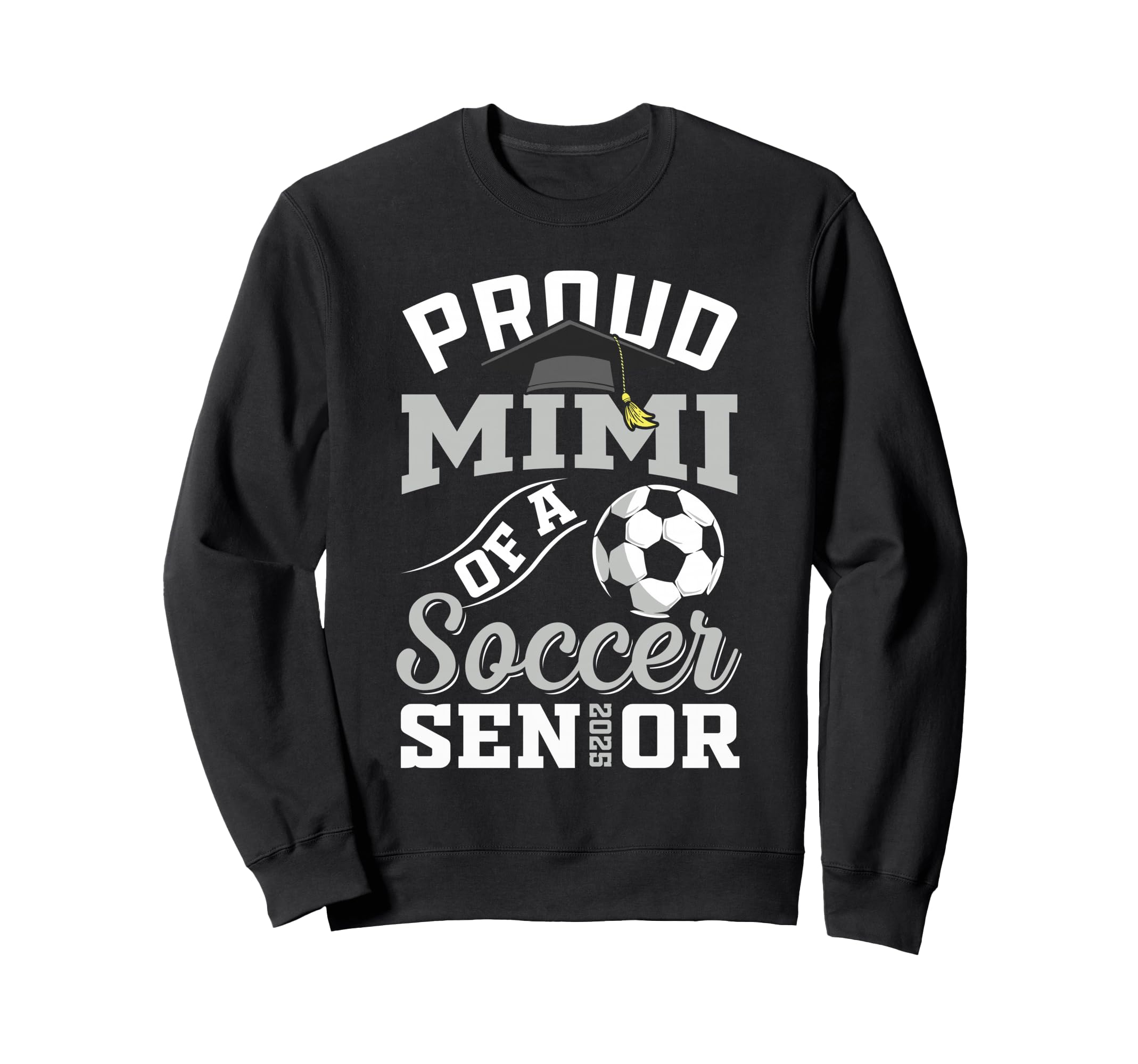 Proud Mimi Soccer Senior Class 2025 Sweatshirt - Trendy Graphic Men Women