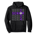 Senior Class 2024 Graduation Soccer Hoodie - Casual Everyday Wear Men Women