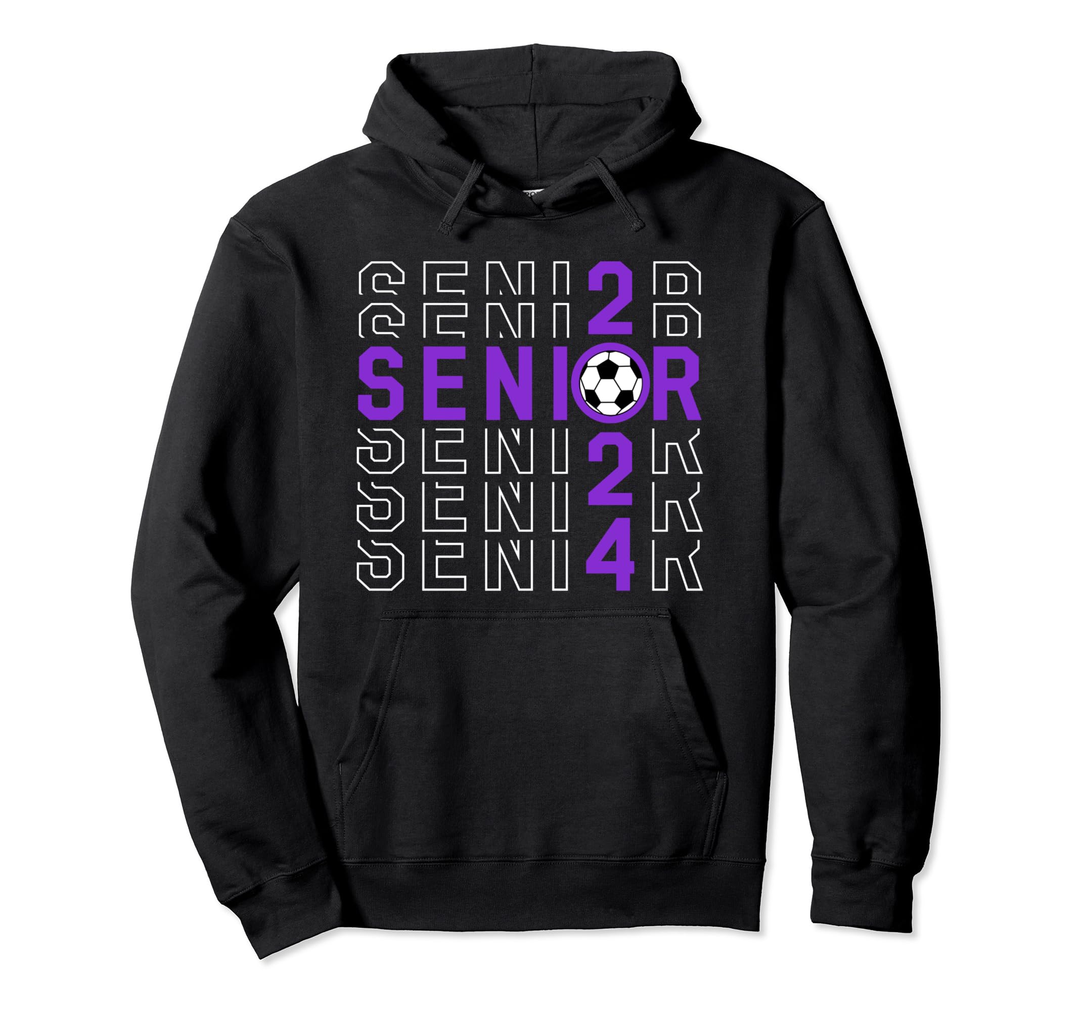 Senior Class 2024 Graduation Soccer Hoodie - Casual Everyday Wear Men Women