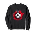 Play Like King This Soccer Ball Sweatshirt - Aesthetic Graphic Unisex